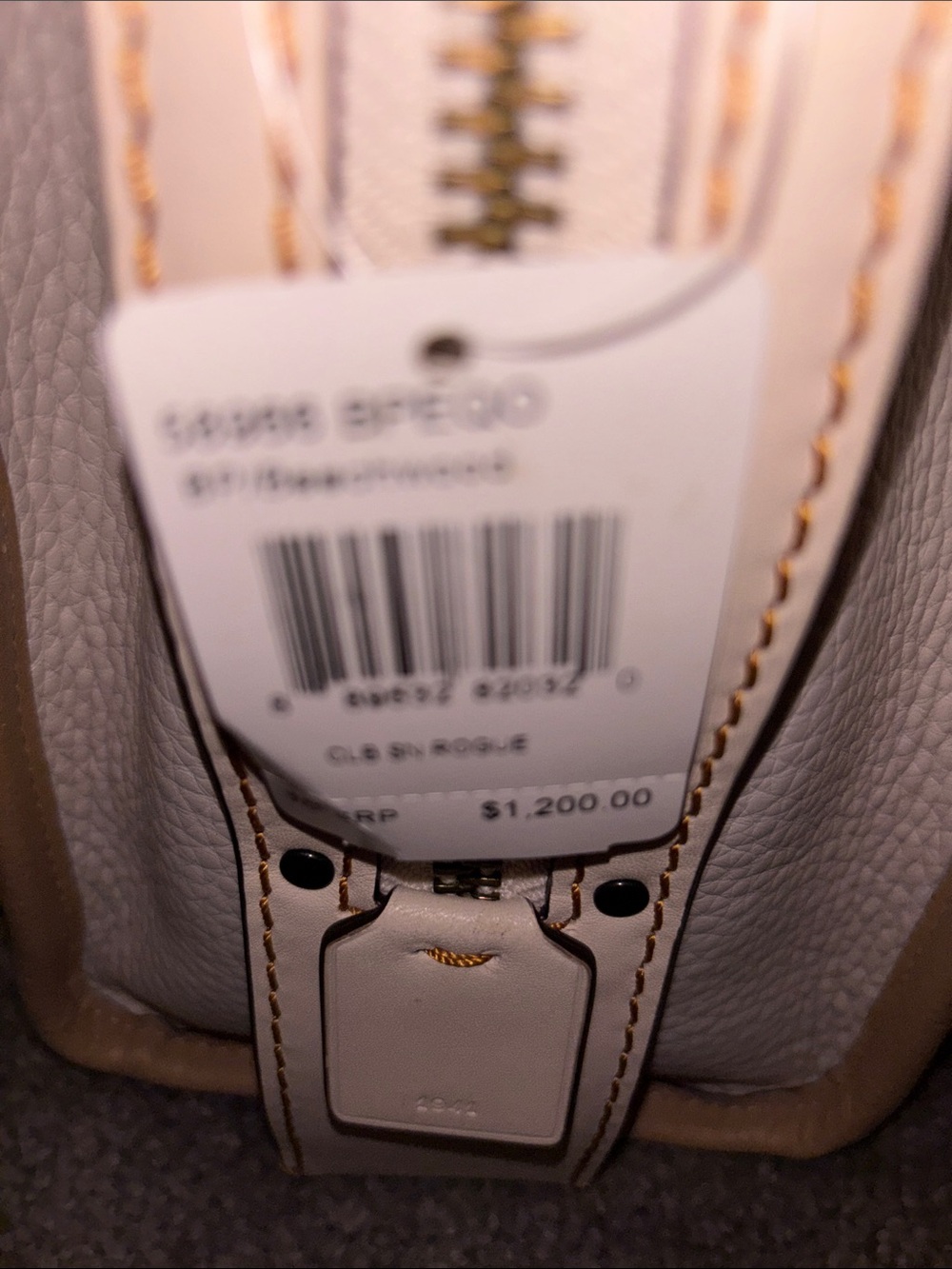 Coach Rogue with snakeskin l! - Picture 3 of 8